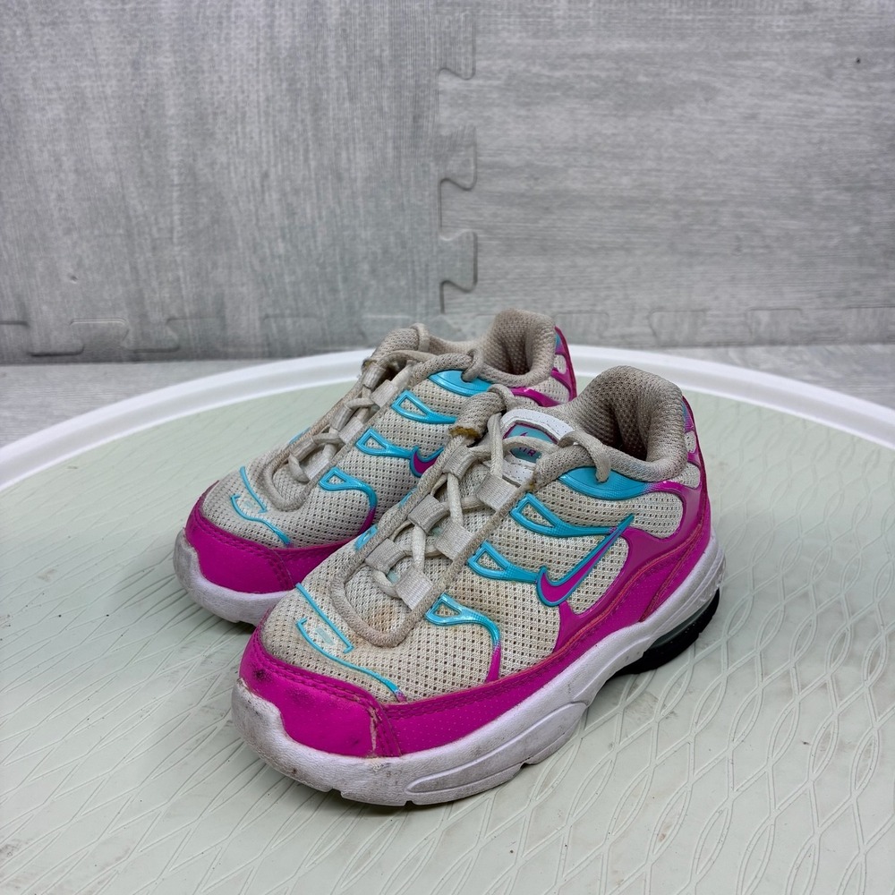 Nike Air Max Plus GS Sneakers Child's Size 6C‎ Running Shoes Pink Teal